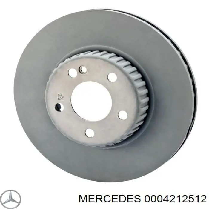 Диск гальмівний передній 0004212512 Mercedes