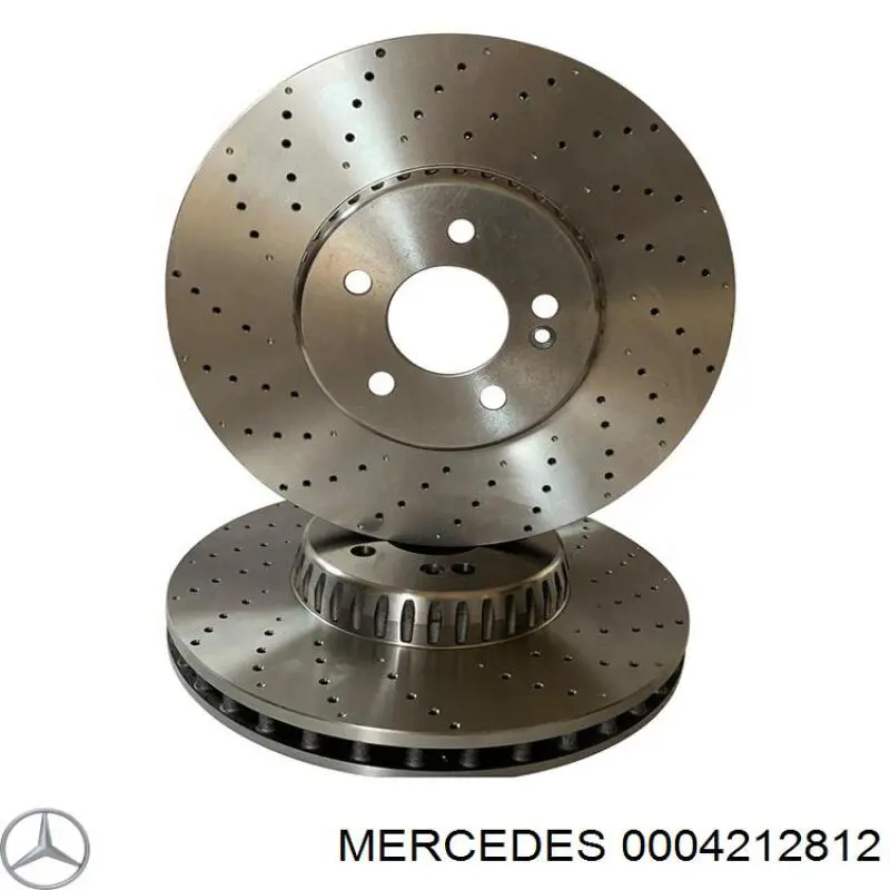 000421281264 Mercedes диск гальмівний передній