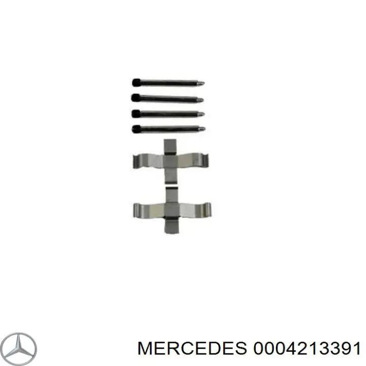 0004213391 Mercedes ремкомплект гальмівних колодок