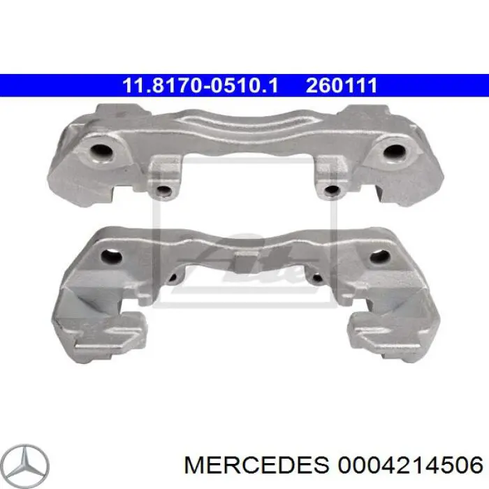 Скоба супорту переднього 0004214506 Mercedes