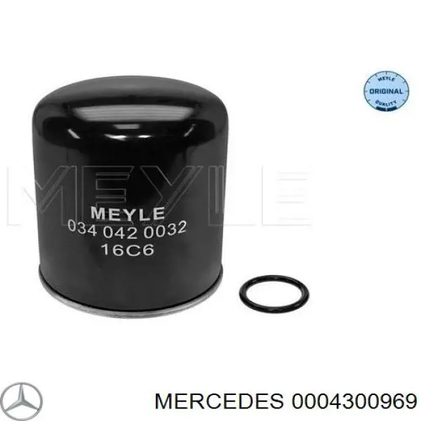 0004300969 Mercedes Фільтр осушувача повітря (вологомастиловідділювача) (TRUCK)