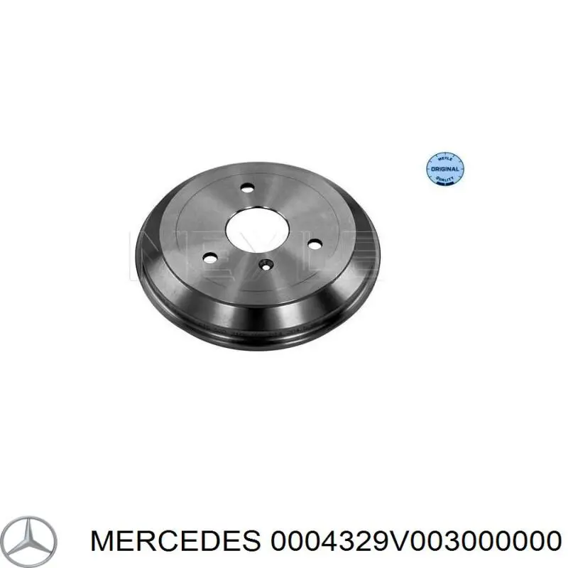 0004329V003000000 Mercedes барабан гальмівний задній