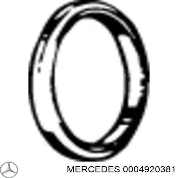 Купити A0004920281 Mercedes Прокладка штанів