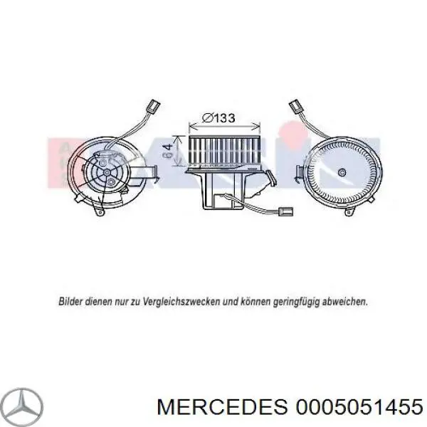 Дифузор (кожух) радіатора охолодження Mercedes A0005051455 ціна, від 11.95 USD