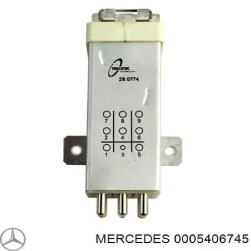 0005406745 Mercedes реле-регулятор генератора, (реле зарядки)