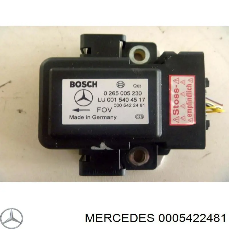 Датчик поперечного прискорення (ESP) Mercedes A0015404517 ціна, від 5.07 USD