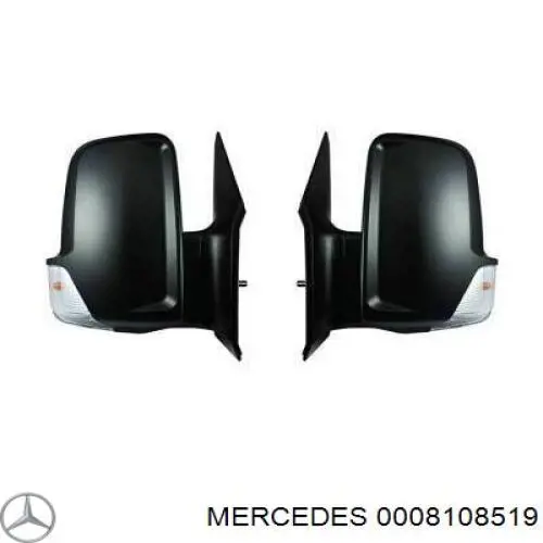 A0008108519 Mercedes Праве дзеркало заднього виду