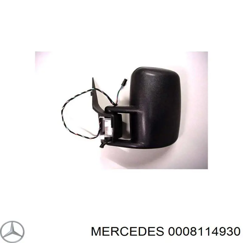 Купити A0008114930 Mercedes Бічне дзеркало заднього виду ліве