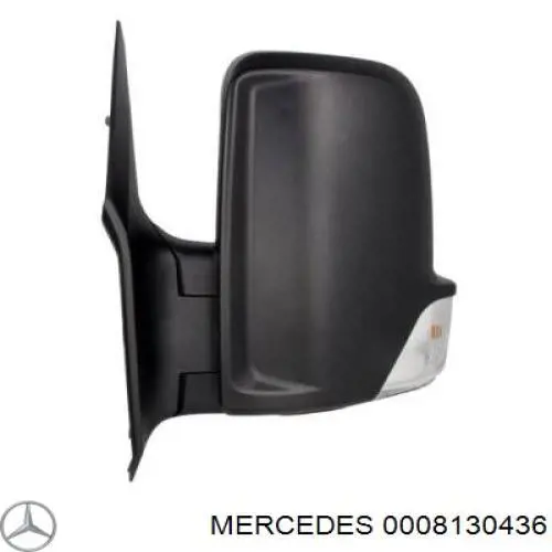 0008130436 Mercedes внутрішня накладка кріплення дзеркала лівого