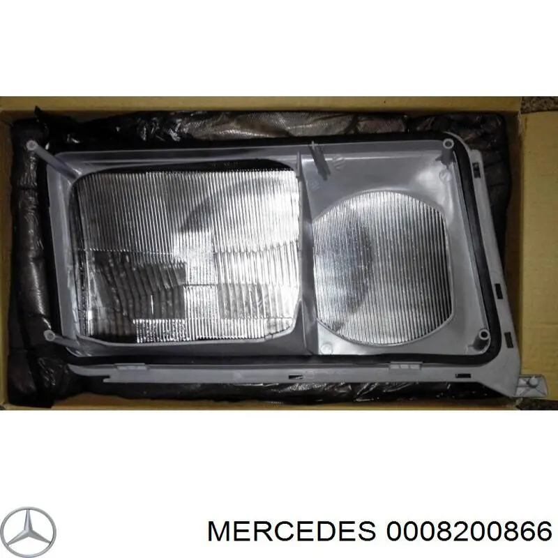 Скло фари лівої 000820086664 Mercedes