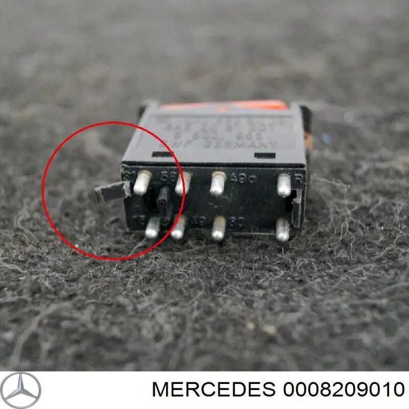 0008209010 Mercedes кнопка включення аварійного сигналу