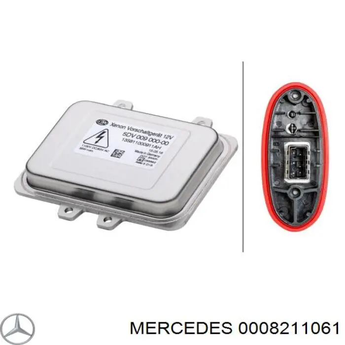 Ксенон, блок керування 0008211061 Mercedes