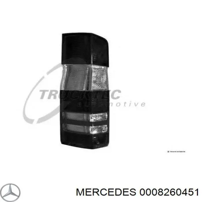 Ліхтар задній лівий A0008260451 Mercedes