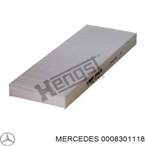 Фільтр салону 0008301118 Mercedes