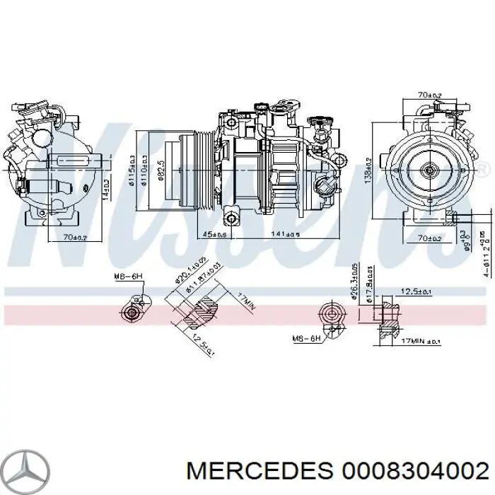 Насос кондиціонера Sanden PXC141785