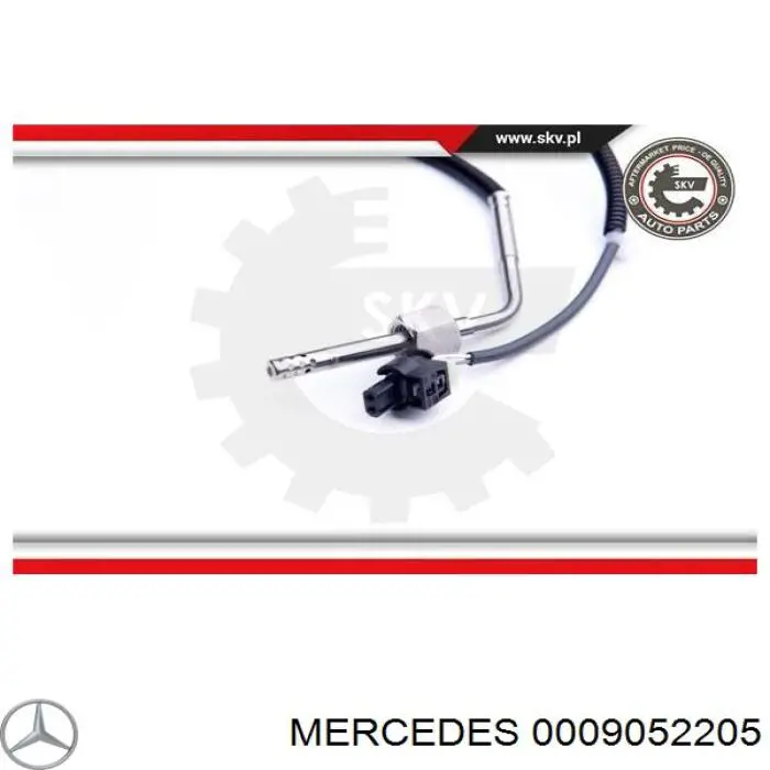 0009052205 Mercedes датчик температури відпрацьованих газів (вг, до каталізатора)