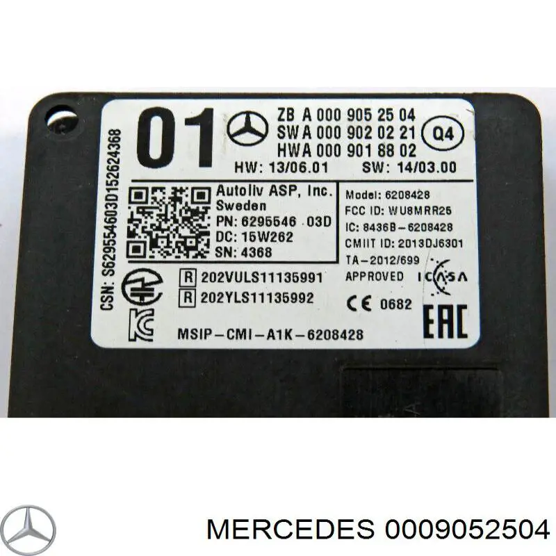 Купити A000905250428 Mercedes Датчик контролю мертвої зони, задній