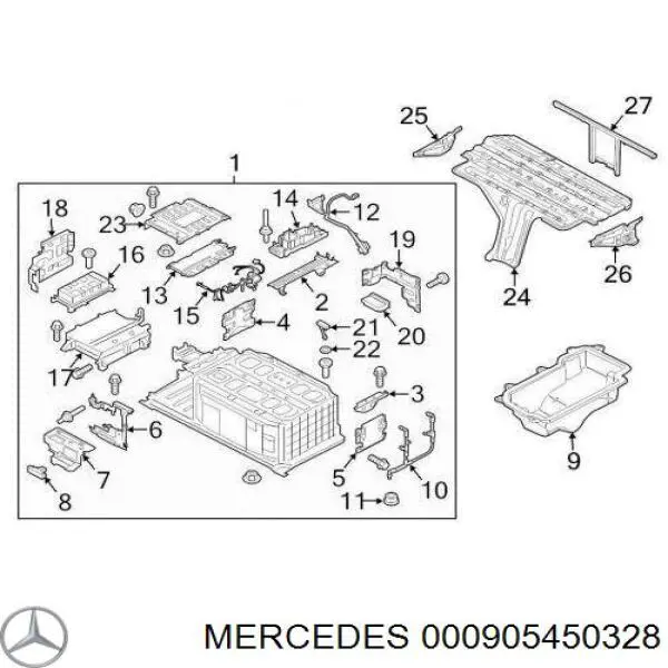 Датчик контролю мертвої зони, задній A009054503 Mercedes