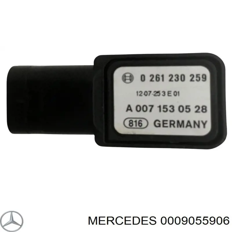 Датчик тиску наддуву (датчик нагнітання повітря в турбіну) на Mercedes S (A217)