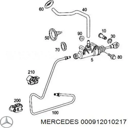 Купити 000912010217 Mercedes 