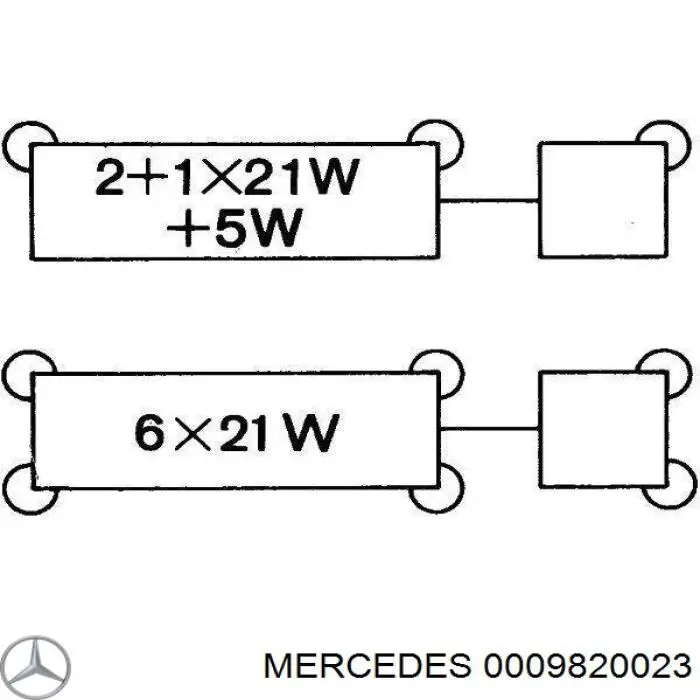 Реле покажчиків поворотів 0009820023 Mercedes