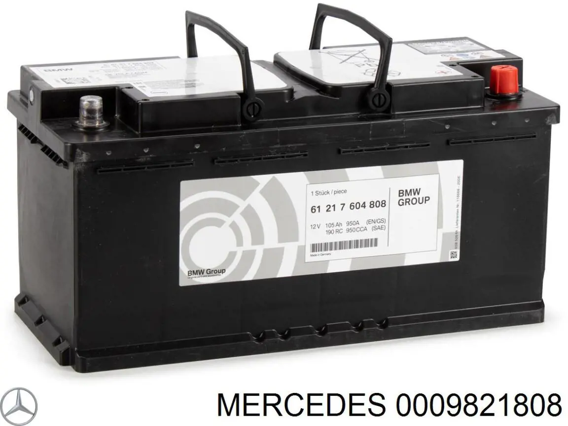 A000982180826 Mercedes Авто акумулятор