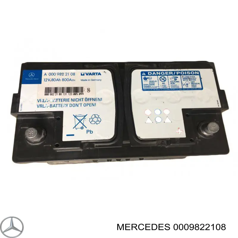 A000982210828 Mercedes акумуляторна батарея, акб