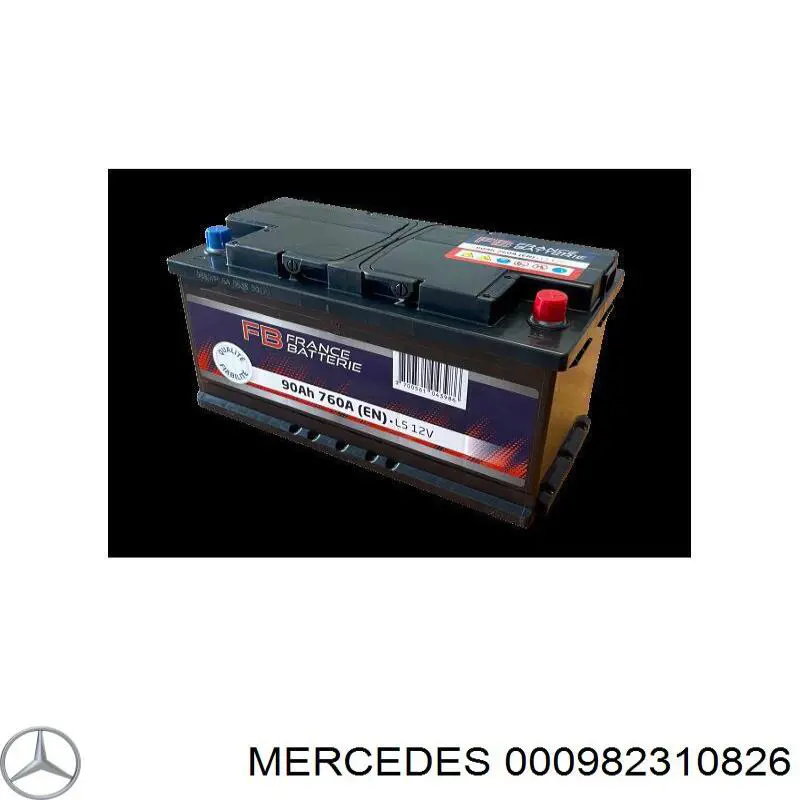A0009823108 Mercedes Авто акумулятор