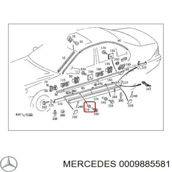  A0009885581 Mercedes