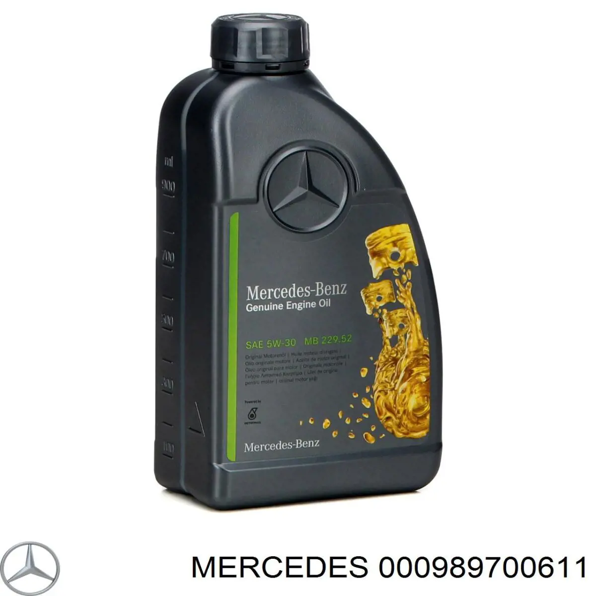 Масло моторне 000989700611 Mercedes