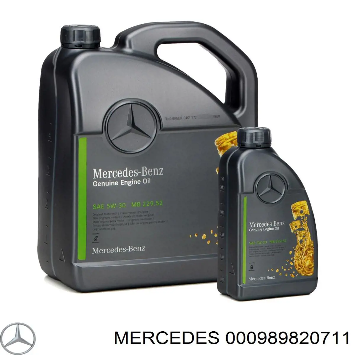 Моторне масло A000989700611AMEE Mercedes