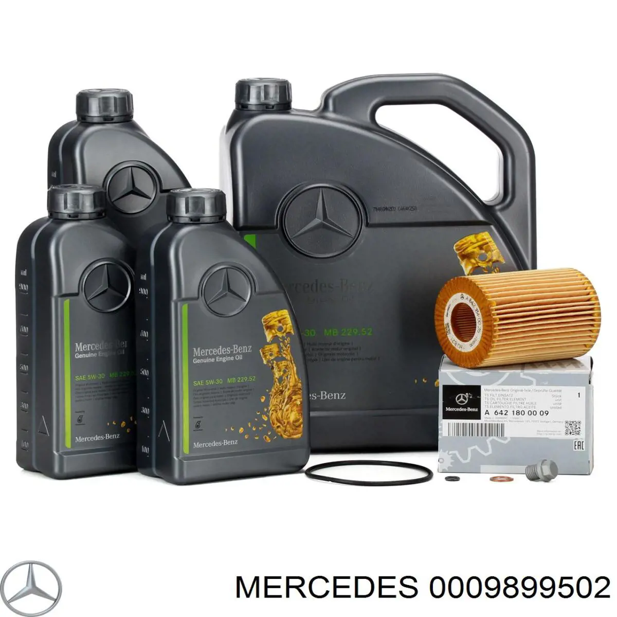 Масло моторне A0009899502 Mercedes