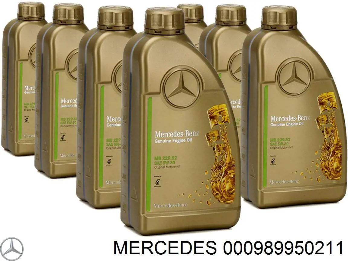 A0019893701BRD6 Mercedes масло моторне