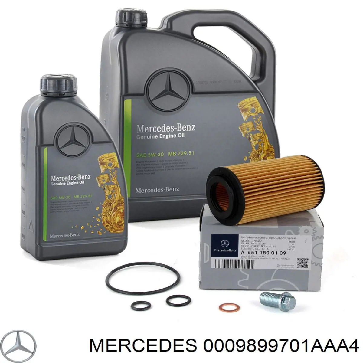 0009899701AAA4 Mercedes масло моторне