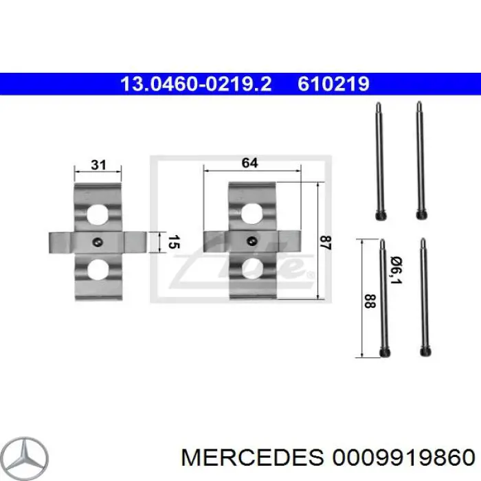  0009919860 Mercedes