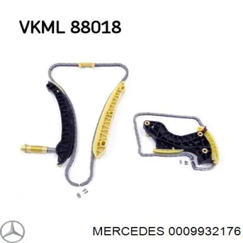 Ланцюг Mercedes 9932176 ціна, від 50.09 USD