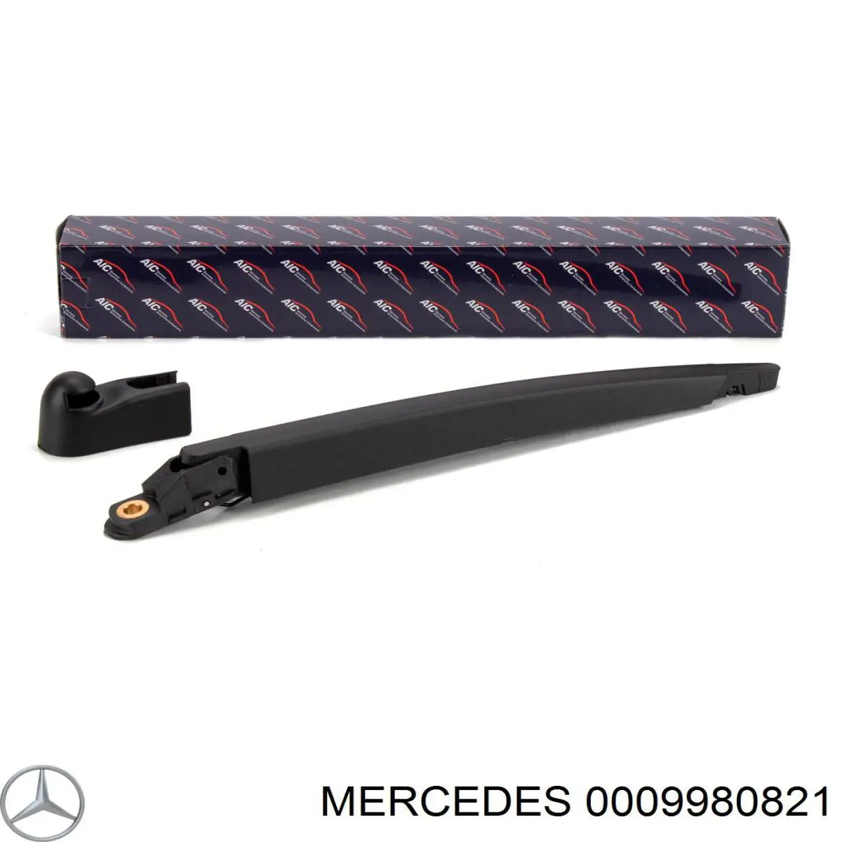 Важіль-поводок склоочисника заднього скла Mercedes A0009980821