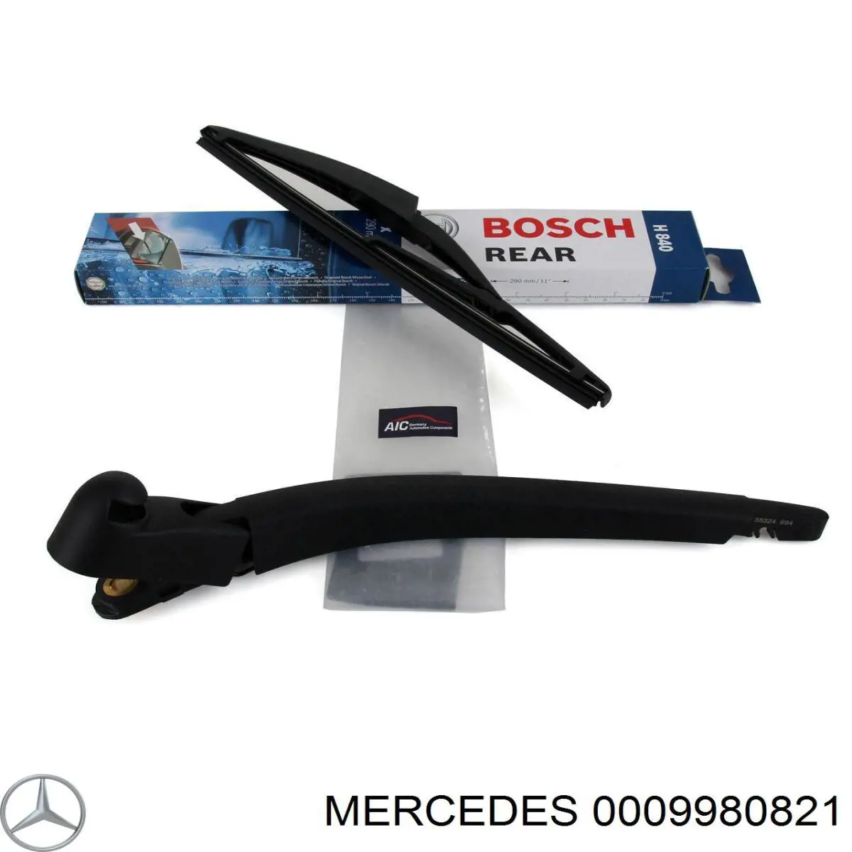 Важіль-поводок склоочисника заднього скла A0009980821 Mercedes