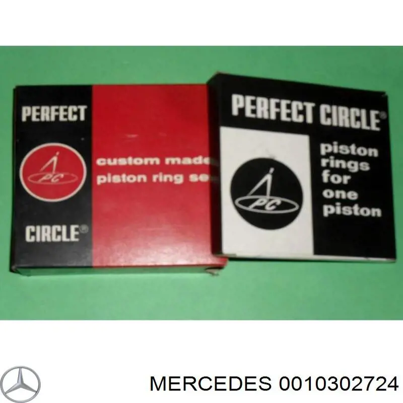 0010302724 Mercedes кільця поршневі на 1 циліндр, std.