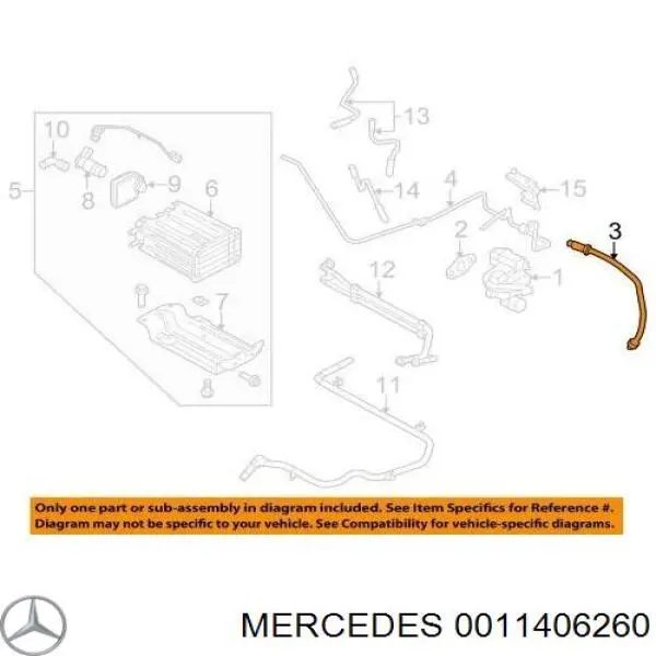 Клапан холостого ходу Mercedes 11406260 ціна, від 12.52 USD