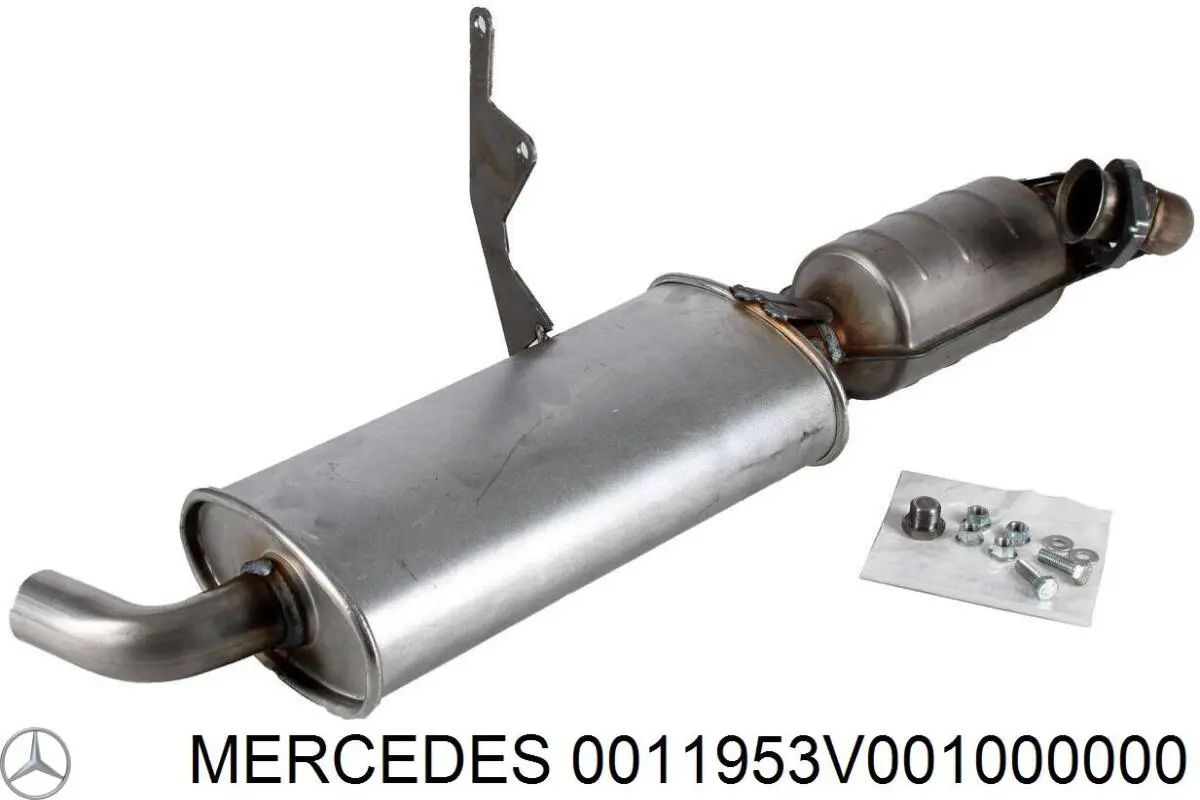 Конвертор-каталізатор (каталітичний нейтралізатор) Mercedes 0011953V001000000 ціна, від 195.23 USD