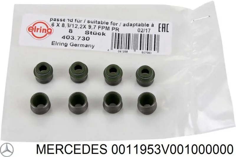 Купити 0011953V001000000 Mercedes Перетворювач відпрацьованих газів