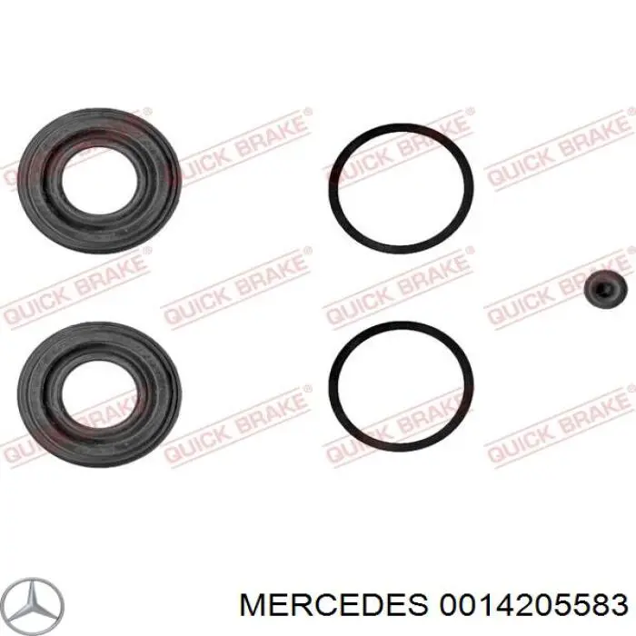 0014205583 Mercedes супорт гальмівний задній лівий