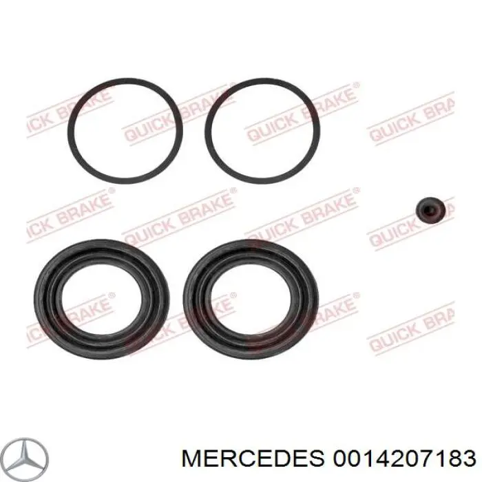 Купити 14207183 Mercedes Супорт гальмівний передній лівий