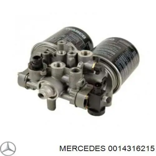 0014316215 Mercedes осушувач повітря пневматичної системи