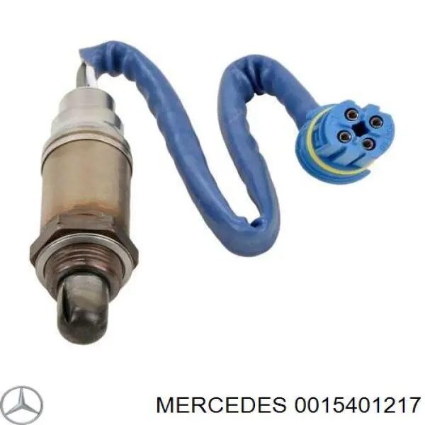 0015401217 Mercedes лямбда-зонд, датчик кисню після каталізатора, лівий