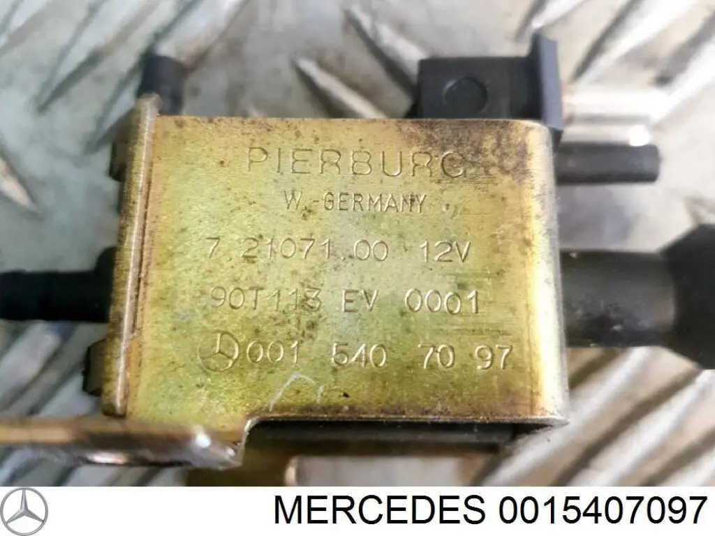 Купити A0015401497 Mercedes Клапан перетворювач тиску наддуву (соленоїд)