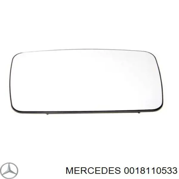 Зеркальный элемент левый MERCEDES 0018110533