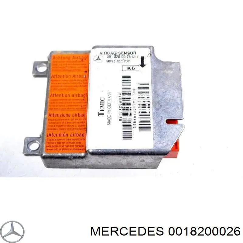 0018200026 Mercedes модуль-процесор керування подушки безпеки