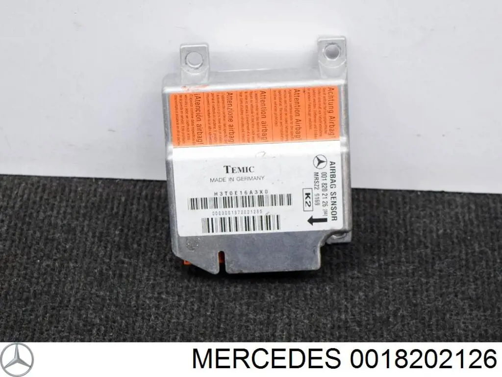 Модуль-процесор керування подушки безпеки на Mercedes C-Class (S202)